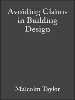 cover image of Avoiding Claims in Building Design